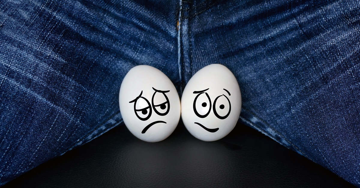 อัณฑะบิดตัว,ไข่บิดตัว